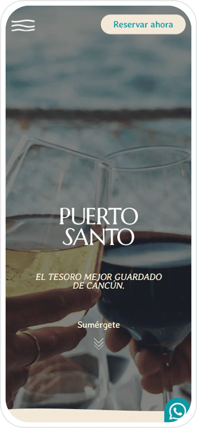 Desarrollo web para Puerto Santo - BWE Agency Agencia de Marketing