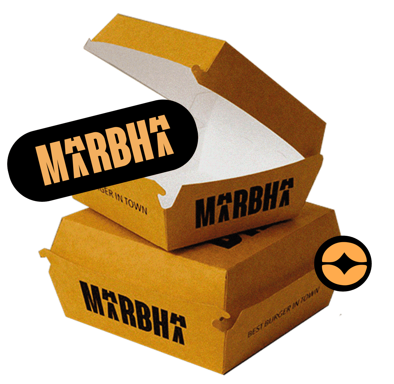 Marbha branding mockup